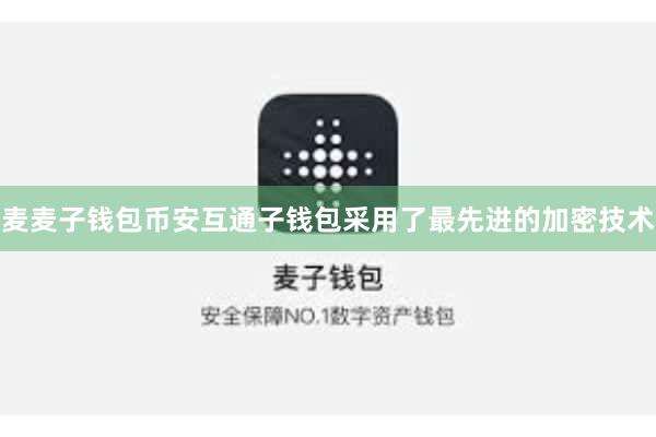 麦麦子钱包币安互通子钱包采用了最先进的加密技术