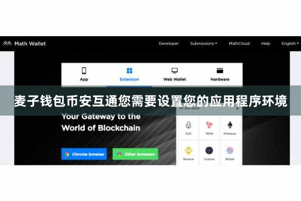 麦子钱包币安互通您需要设置您的应用程序环境