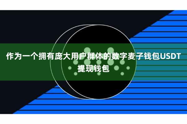 作为一个拥有庞大用户群体的数字麦子钱包USDT提现钱包